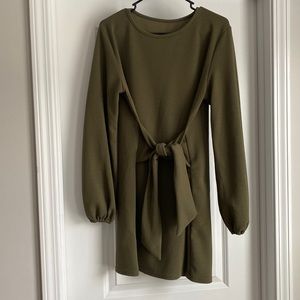 Olive Green Dress